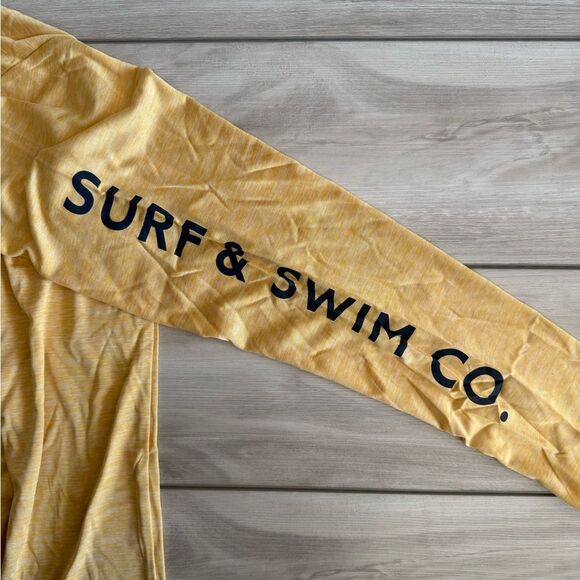 Surf & Swim Co Long Sleeve Swim Tee Wild Honey M NWT IN PACKAGE - Picture 4 of 5